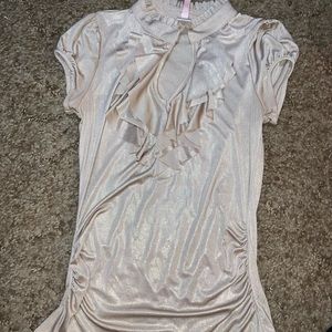 Gold shirt. Size small
